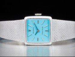 Rolex Precision Lady Tiffany Turchese 18kt White Gold Blue Hawaiian 2643